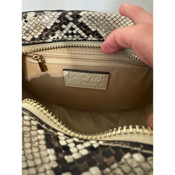 LEMON DROP BY PRIVILEGED SAMMY SNAKE CIRCLE PURSE - Picture 4 of 5